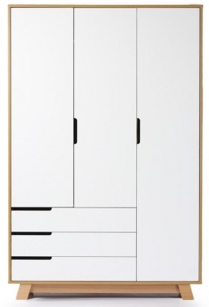 Детский шкаф Veres VR 39.34.2.15 Manhattan 1200 White/Beech