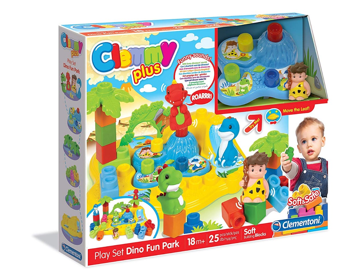 Конструктор Clementoni Clemmy Plus Dino Fun Park (17079)