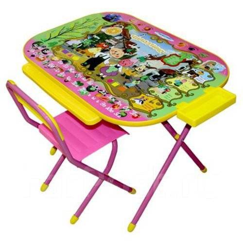 Детская парта Demi Preschooler Pink Chippolino