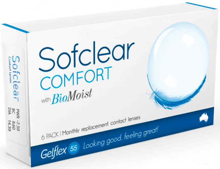 Lentile de contact Gelflex Sofclear Comfort -1.00 N6