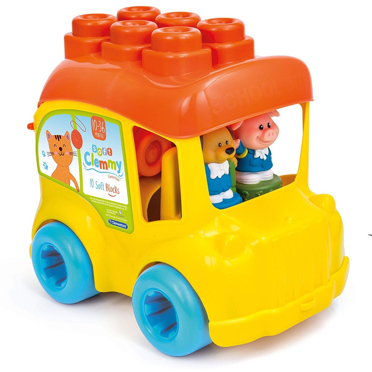 Set de construcție Clementoni Clemmy School Bus (14783)