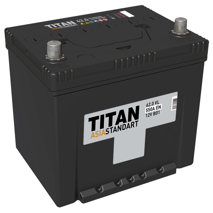 Автомобильный аккумулятор Titan Asia Standart 6CT-62.1 VL B01