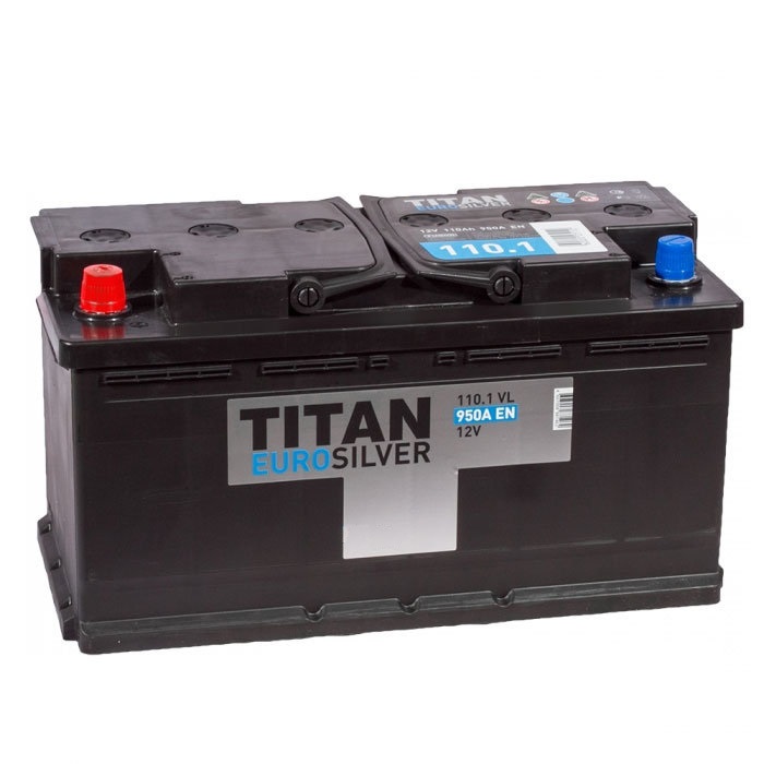 Автомобильный аккумулятор Titan EuroSilver 6CT-110.1 VL
