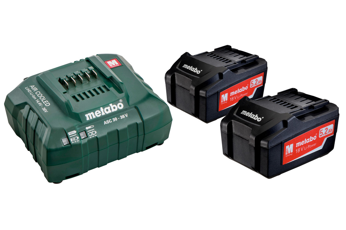 Acumulator + încărcător Metabo ASC30 5.2А (685051000)