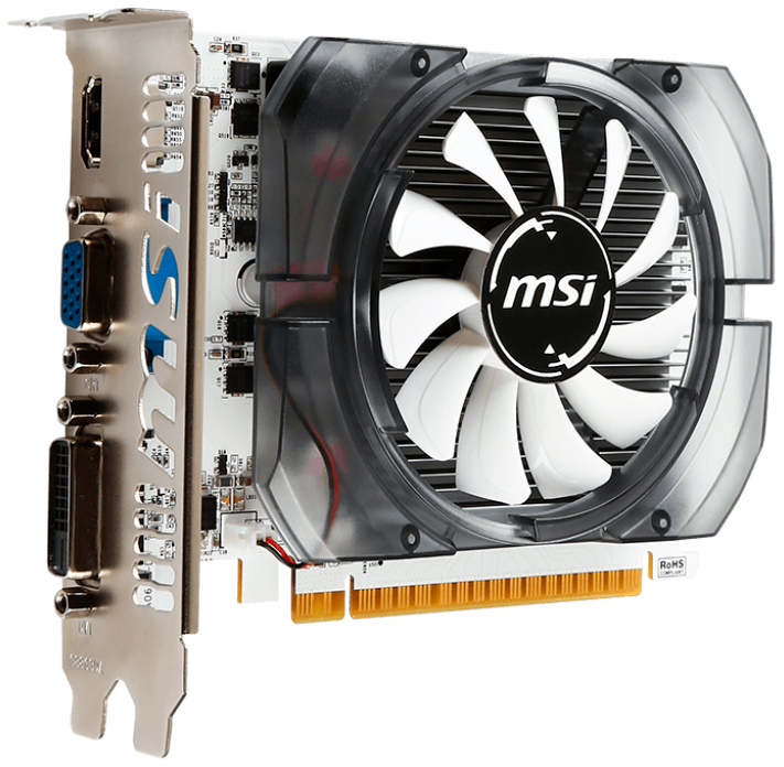 Видеокарта MSI GeForce GT 730 2GB DDR3 (N730K-2GD3/OCV1), купить по ...