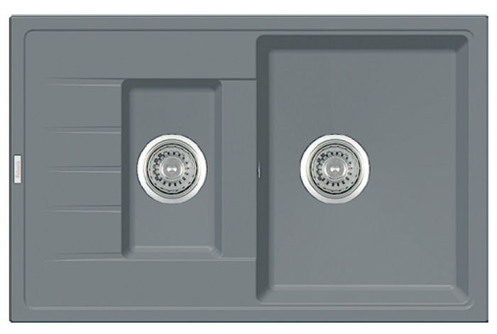 Кухонная мойка Fabiano Classic 78x50x15 Grey Metallic