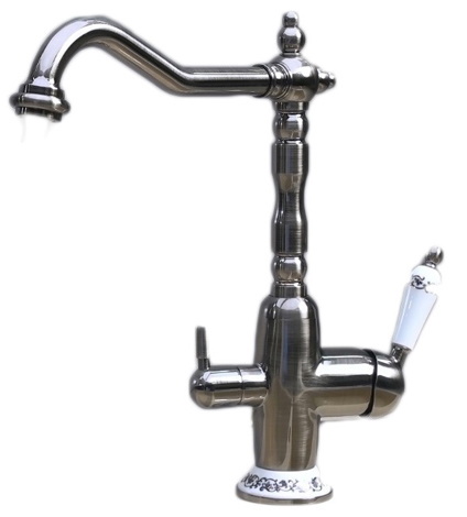 Смеситель для кухни Fabiano FKM 314 Inox Antique