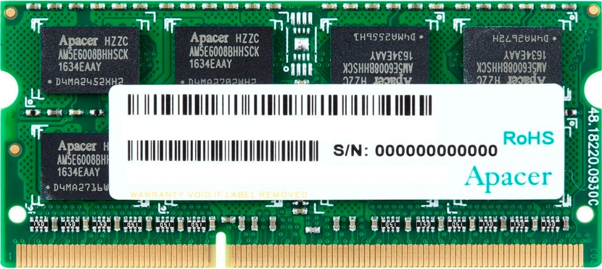 Memorie Apacer 8GB DDR3-1600MHz SODIMM 
