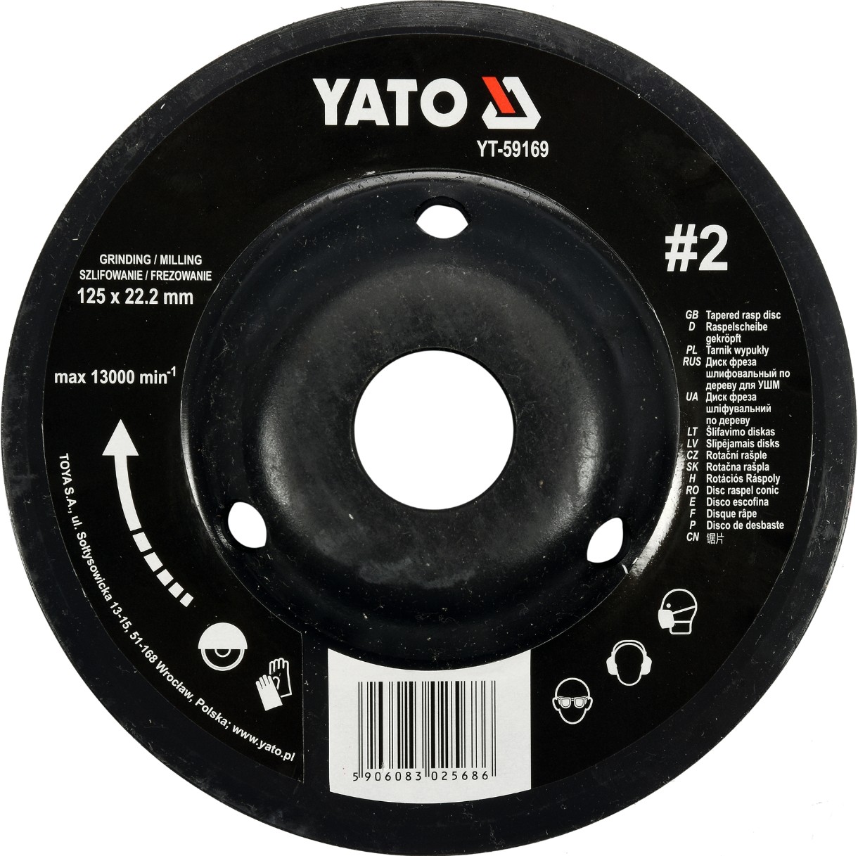 Disc de șlefuire Yato YT-59169
