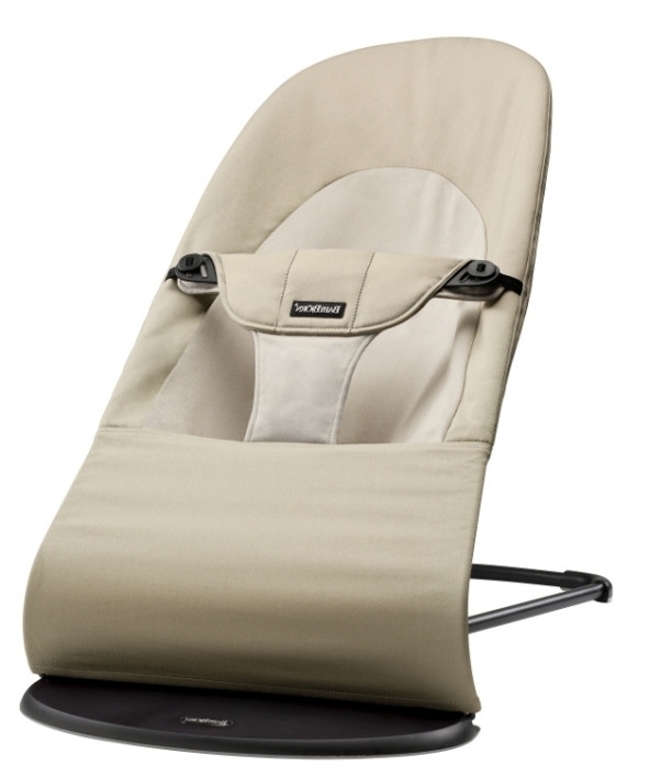 Șezlong pentru bebeluși BabyBjorn Balance Soft Khaki/Beige (005026A)