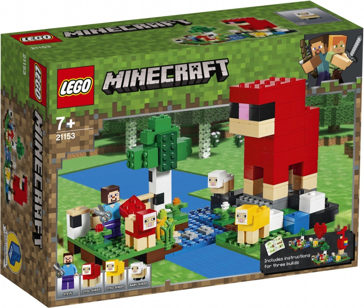 Конструктор Lego Minecraft: The Wool Farm (21153)