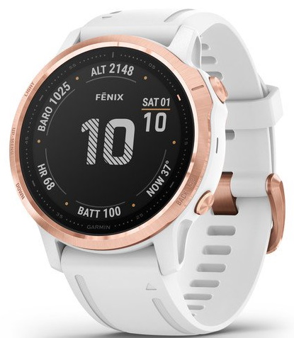 Смарт-часы Garmin fēnix 6S Pro Rose Gold/White (010-02159-11)