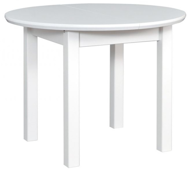 Обеденный стол Drewmix Poli 1 White