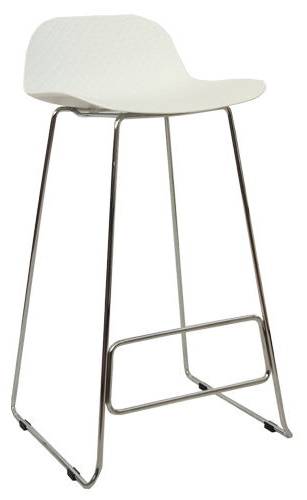 Барный стул Vitra NET-BAR-A White