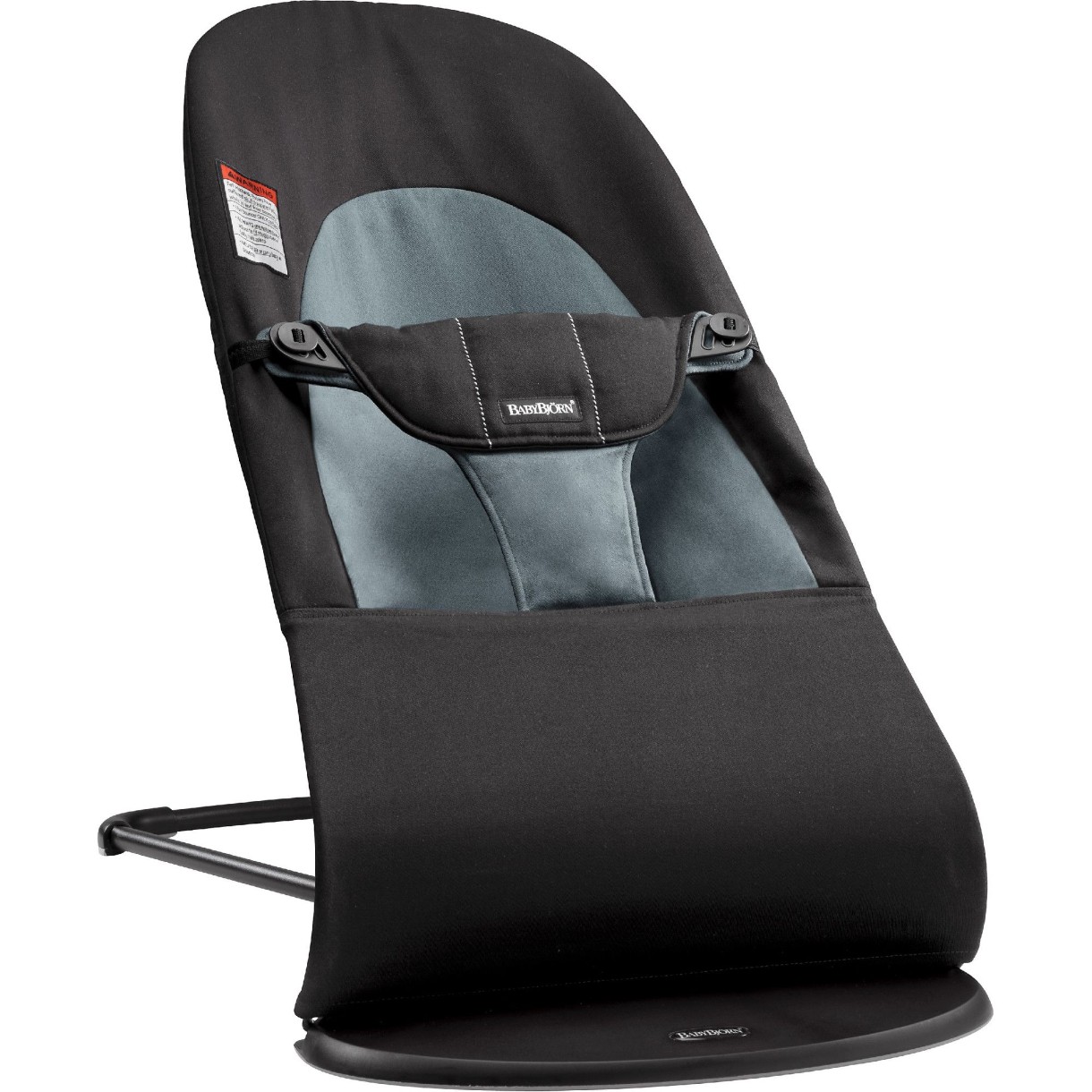 Детский шезлонг BabyBjorn Balance Soft (Black/Dark Gray)