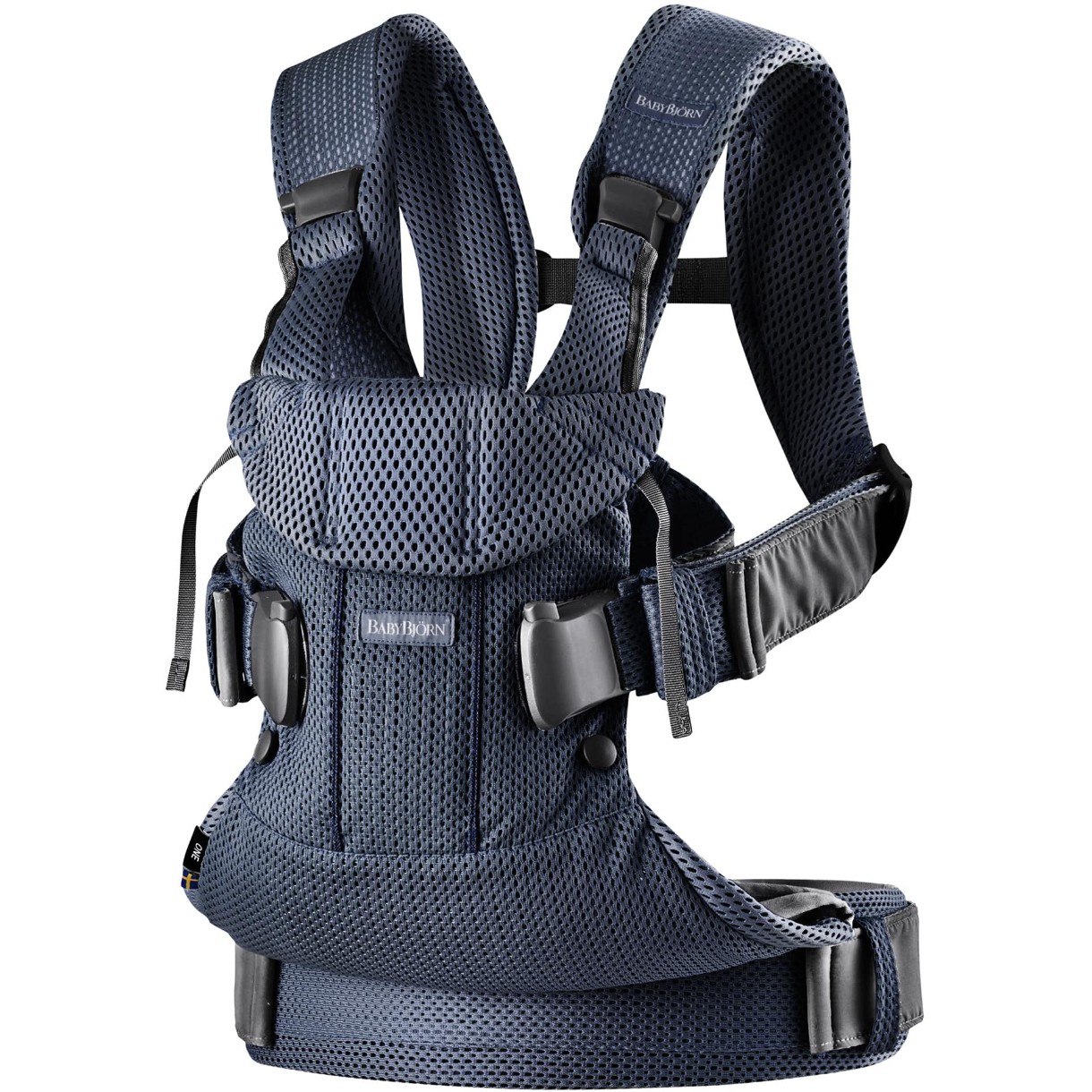 Marsupiu pentru copii BabyBjorn One Air Navy Blue (098008E1)