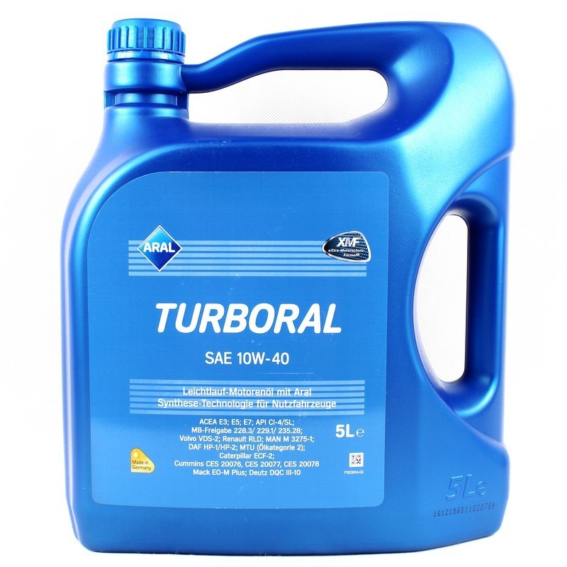 Моторное масло Aral Turboral 10W-40 5L
