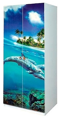 Детский шкаф Svit Mebliv Multi 2D Dolphin (698621)