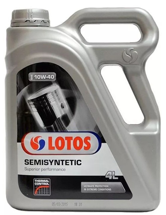 Моторное масло Lotos Semisyntetic 10W-40 SL/CF 4L