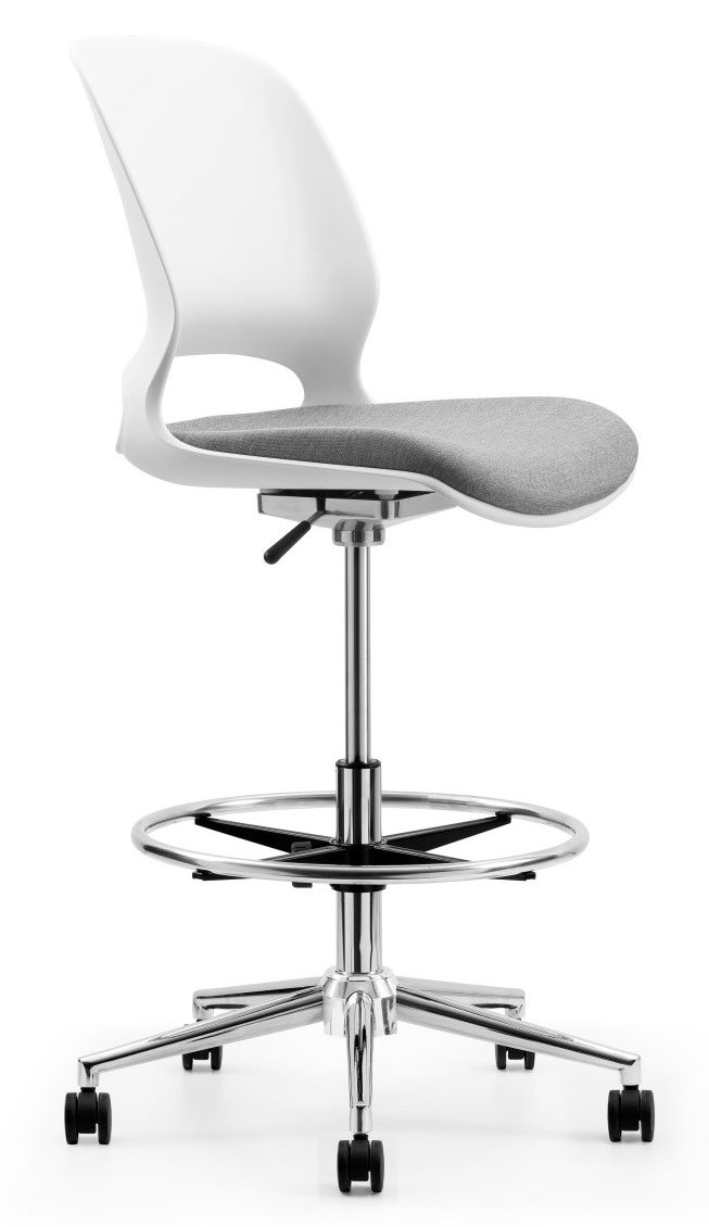 Барный стул Deco Dinamic White/Grey