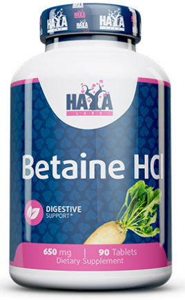 Витамины Haya Labs Betaine HCL 90tab