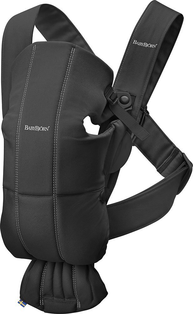 Marsupiu pentru copii BabyBjorn Mini Black (021056E1)