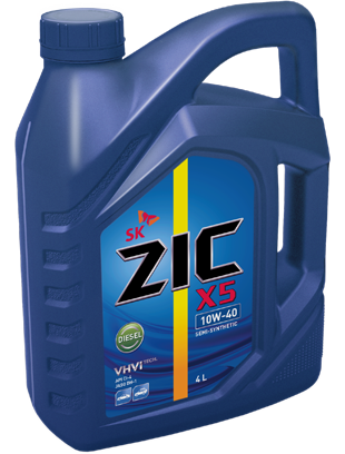 Моторное масло Zic X5 LPG 10W-40 4L