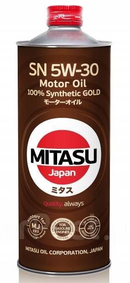 Моторное масло Mitasu Dexos1 Gold SN GF-5 5W-30 1L
