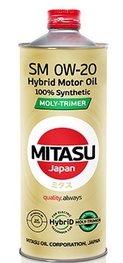 Моторное масло Mitasu Moly-Trimer SM GF-4 Hybrid 0W-20 1L