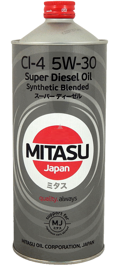 Моторное масло Mitasu Super Diesel CI-4 5W-30 1L