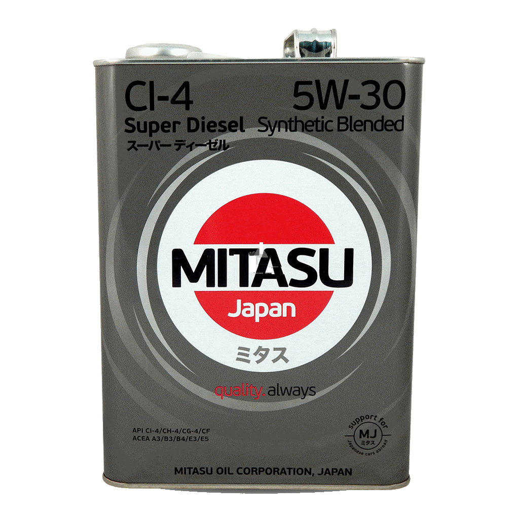 Моторное масло Mitasu Super Diesel CI-4 5W-30 6L