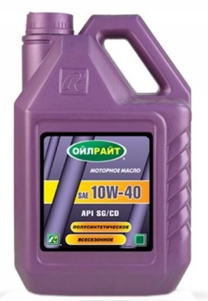 Моторное масло Oilright 10W-40 SG/CD 5L