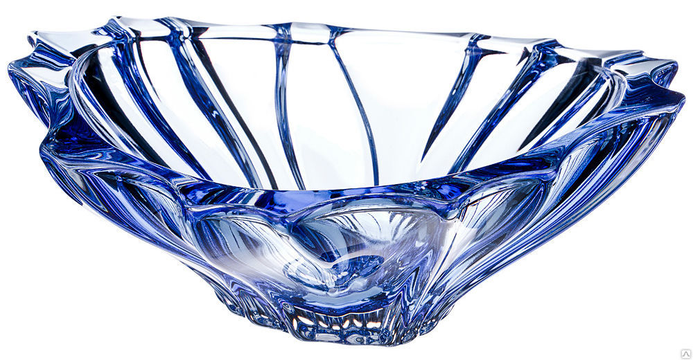 Salatieră Bohemia Plantica Blue 22cm 522918