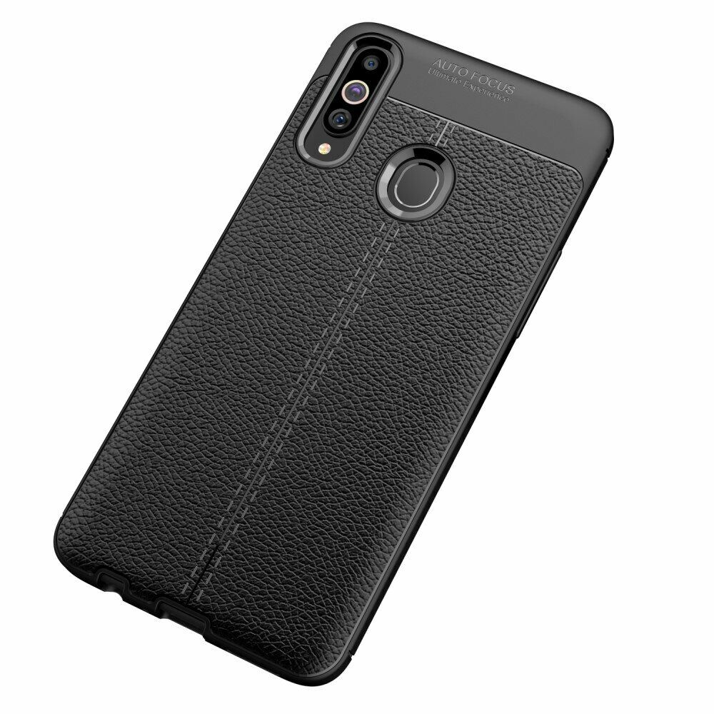 Husa de protecție Cover'X Samsung A20s Leather Black