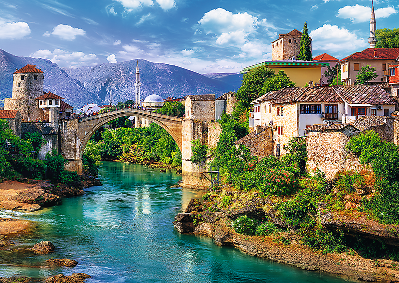Пазл Trefl 500 Old Bridge In Mostar Bosnia And Herzegovina (37333)