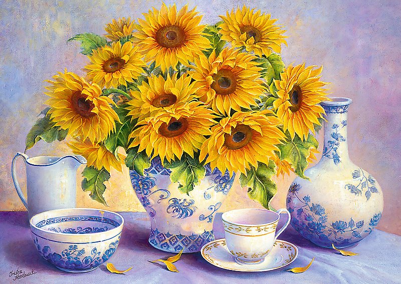 Puzzle Trefl 500 Sunflowers (37293)