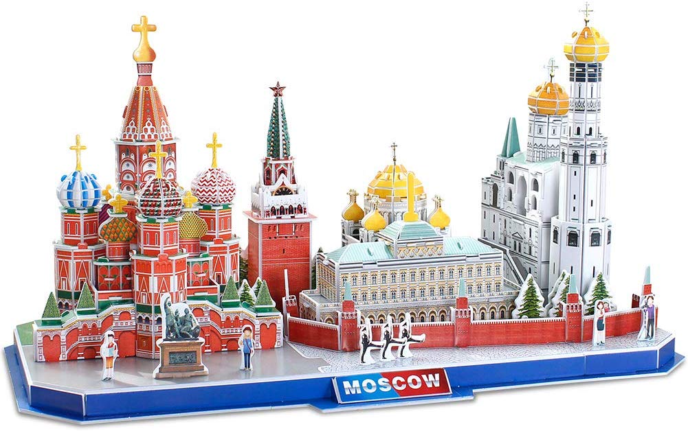 Puzzle 3D-constructor Cubic Fun City line Moscow (MC266h)