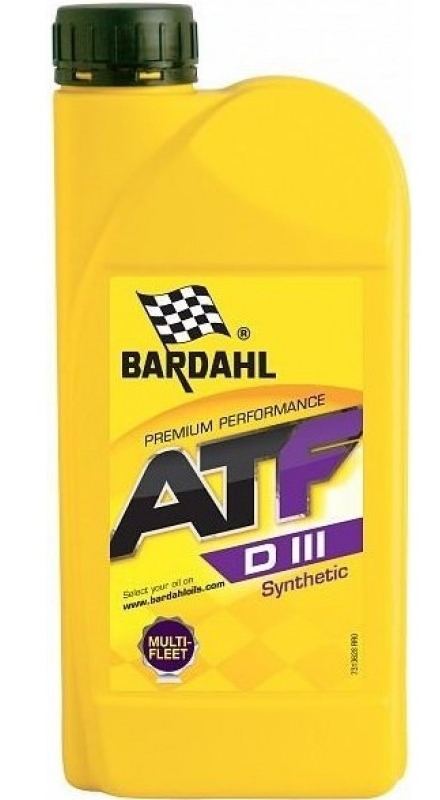 Трансмиссионное масло Bardahl ATF III 1L