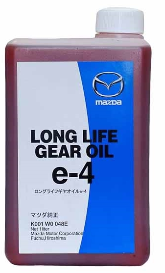 Трансмиссионное масло Mazda Long Life Gear Oil E-4 1L