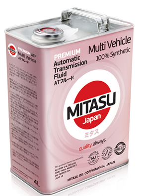 Трансмиссионное масло Mitasu ATF Premium MV 4L