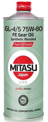 Трансмиссионное масло Mitasu GL-4/5 FE 75W-80 1L