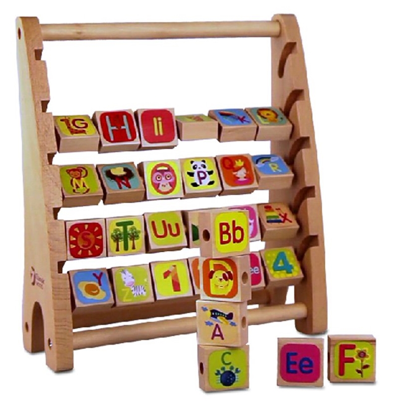 Materialul de numărare Classic World Alphabet Abacus (3539) 