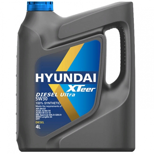 Моторное масло Hyundai XTeer Diesel Ultra 5W-30 4L