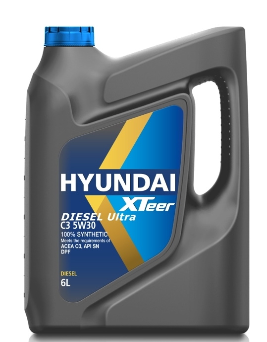 Моторное масло Hyundai XTeer Diesel Ultra 5W-30 6L
