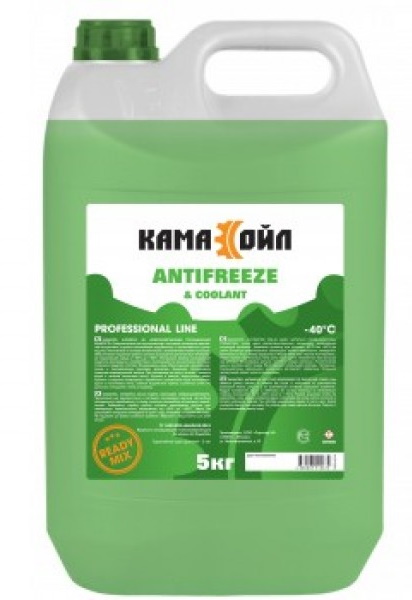 Антифриз Kama Oil Green -40С 5kg