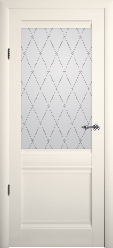 Межкомнатная дверь Luxdoors Rome Glass Grand Vinil TB TP 200x90 Vanilla