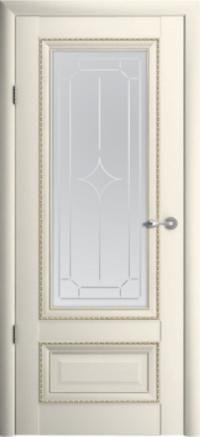 Межкомнатная дверь Luxdoors Versal-1 Glass Galerea Vinil TB TP 200x60 Vanilla