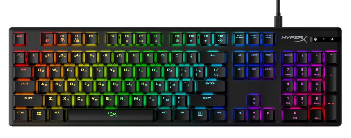 Tastatură HyperX Alloy Origins RGB (4P4F6AX)