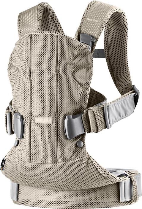 Кенгуру для новорожденных BabyBjorn One Air Greige/3D Mesh (098002E1)