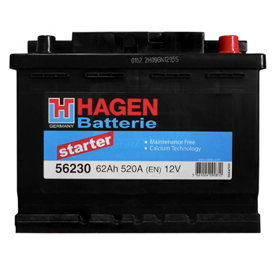 Автомобильный аккумулятор Hagen 56230